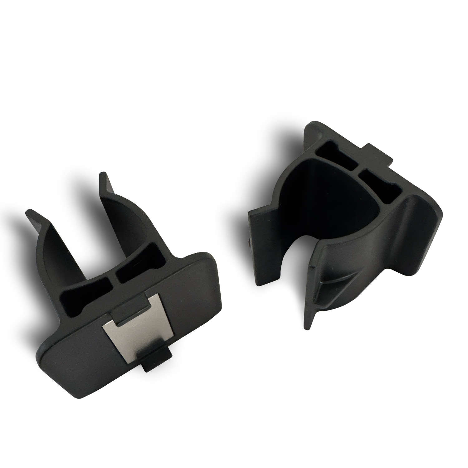 Pole clips for wireless camp light bar